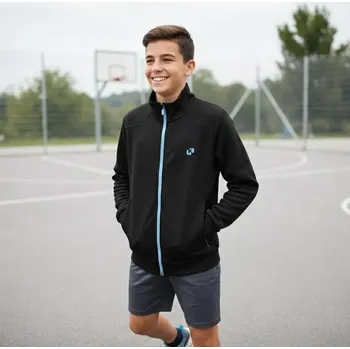 Chlapecká mikina Chlapecká sportovní mikina Kugo FM5329 černá