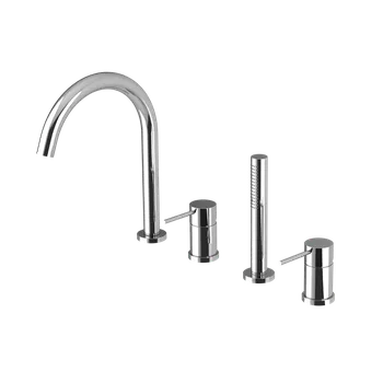 Vodovodní baterie Sapho ULTRAMIX čtyřprvková baterie na okraj vany, chrom