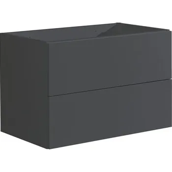 Koupelnový nábytek EBS KUBA Skříňka umyvadlová 81 cm, antracitově šedá