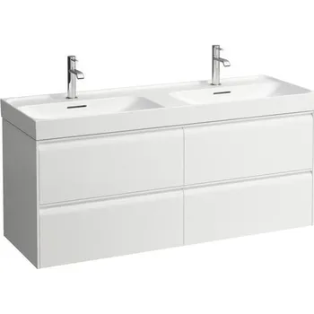Koupelnový nábytek Laufen Meda Umyvadlová skříňka 128 cm, matná bílá H4216440112601