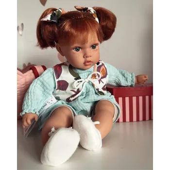 Panenka Nines D'Onil Realistická španělská panenka- Susette, zrzka 40cm