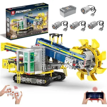 RC model auta Reobrix 22017 Kolesové rypadlo 3 188 dílů, 1:10