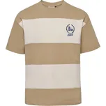 Hummel Tričko krémová / velbloudí / safírová