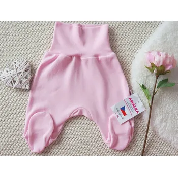 Dupačky AMÁLKA Bavlněné polodupačky, růžové Velikost: 86