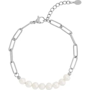 Náramek ORNAMENTI Náramek Pearls Zirconia silver
