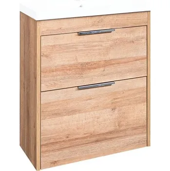Koupelnový nábytek EBS City Skříňka pod umyvadlo 61 cm, dub Riviera
