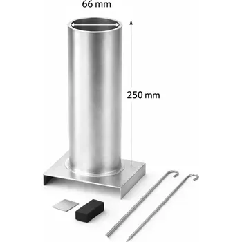 Hliníková forma na odlévání vosků na výrobu svíček 66x250 mm