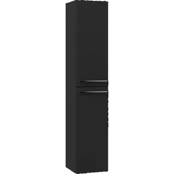 Koupelnový nábytek EBS Urban Vysoká skříňka 35x170cm L/P, černá mat-madlo chrom