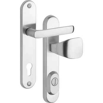 Dveřní kování R1/O BARYT Nerez mat – Rozteč: 90