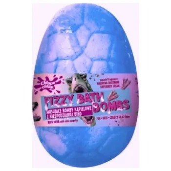 Koupelová kosmetika Šumivá bomba do koupele s překvapením Dinosauří vejce modrofialové