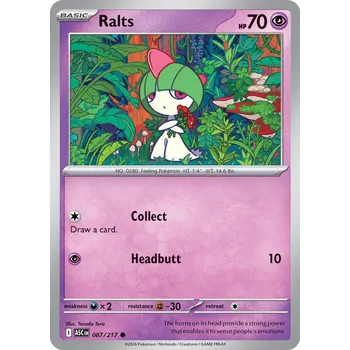 Společenská hra Pokémon ASC 087/217 Ralts - Ascended Heroes Stav: Near Mint, Verze: NORMAL
