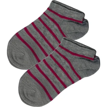 Dívčí kotníčkové ponožky Design Socks růžový proužek