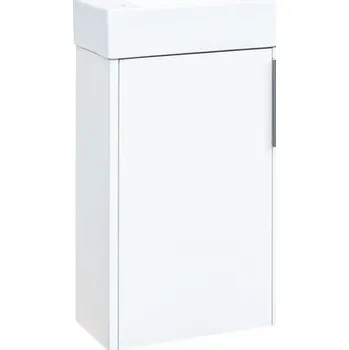 Umyvadlo EBS City Skříňka + umývátko 41 cm, bílá lesk