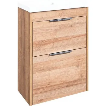 Koupelnový nábytek EBS City Skříňka pod umyvadlo 51 cm, dub Riviera