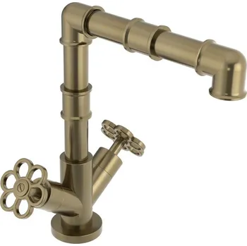 Vodovodní baterie Sapho AVENUE stojánková dřezová baterie, bronz