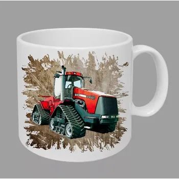 Moon River CASE IH STX 440 hrnek s traktorem hnědý obsah 330 ml (hrneček traktor)