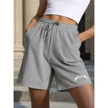 Dámské kraťasy Sinsay - Kraťasy s potiskem - šedá - 4195Z-9MM - 4195Z-9MM-XXS-1