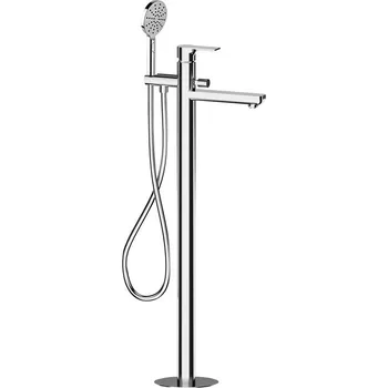 Vodovodní baterie Sapho PAX vanová baterie s připojením do podlahy, chrom