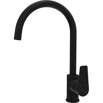 Vodovodní baterie kielle Harmonia Baterie dřezová, černá matná