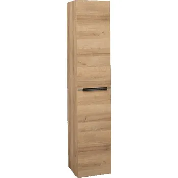Koupelnový nábytek EBS Nevio Skříňka vysoká L/P 35 cm, dub Riviera