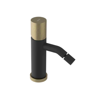 Vodovodní baterie Sapho ULTRATAP stojánková bidetová baterie, černá mat/zlato mat