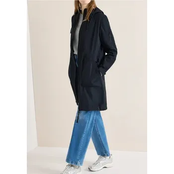 Dámský kabát Dlouhá bunda Cecil 101420 modrá Velikost: XXL