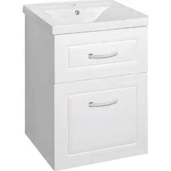 Koupelnový nábytek EBS Natka Skříňka s umyvadlem 55 cm, bílá