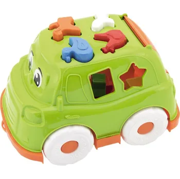 Hračka Teddies Auto zelené - vkládačka 24x17cm 12m+ skladem