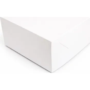 Krabice na pečivo Cake star dortová krabice JOY bílá nepromastitelná 30x30x10,5cm balení 10ks