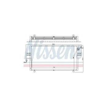 Motor automobilu Chladič klimatizace NISSENS 94499