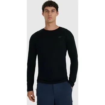 Oblečení a móda Pánský trekingový dlouhý rukáv 4F 4FWAW25TFLOM430-20S z rychleschnoucí merino vlny L