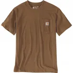 Tričko s krátkým rukávem Carhartt K87 T-Shirt L oiled walnut heather