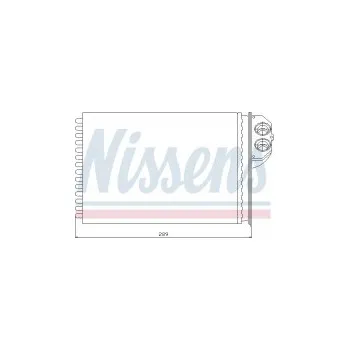 Chladič motoru Výměník tepla NISSENS 72943