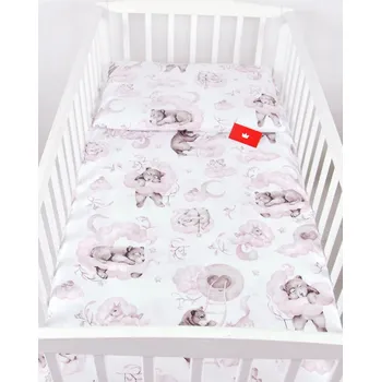 Dětsný nábytek Souprava do postýlky 135/100 cm 3 díly - červánky