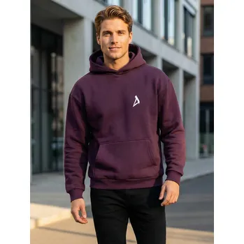 Pánská mikina Pánská mikina ALTISPORT BYB/ALM002BY284 VÍNOVÁ 4XL