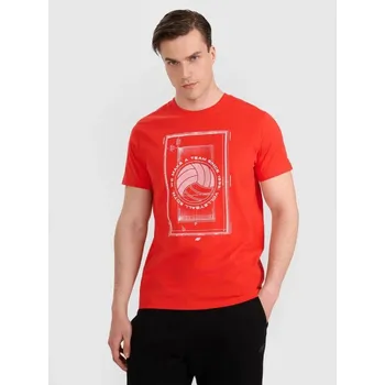 Oblečení a móda Pánské volejbalové tričko s potiskem 4F 4FRAW25TTSHM3236-62S pánské L