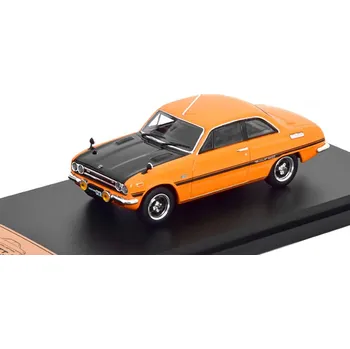autíčko Isuzu Bellett 1600 GT Type R PR91W 1969 1:43 - Hachette časopis s modelem Isuzu Bellett 1600GT - kovový model