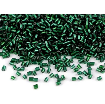 Korálek Rokajl sekaný 12/0 - 1,8 mm s průtahem, Balení 30 g, Varianta 25 červená