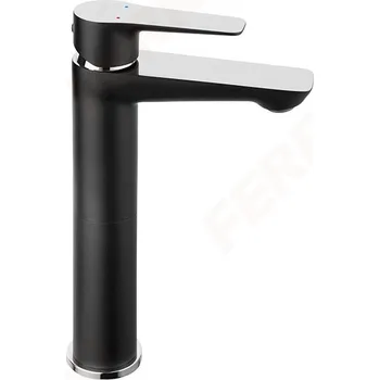 Ferro Adore, Vysoká umyvadlová baterie, černá-chromová, BDR2LBLC