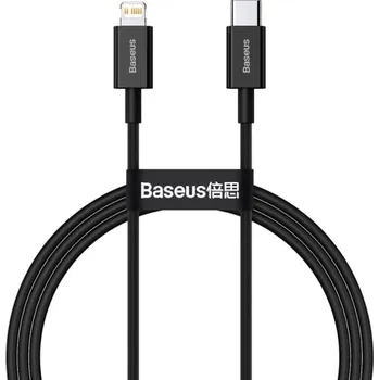 Datový kabel Baseus Superior Series rychlonabíjecí kabel USB-C/Lightning 20W 1m černá