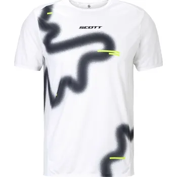 Běžecké oblečení SCOTT běžecké triko Tee M's RC Run SS léto Bílá M Pánské