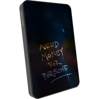 Powerbanka Picasee Powerbanka s MagSafe 5 000 mAh Šedá - Neon Nights