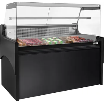 vasegastro Chladicí / Masný pult - 1,58 m - 140L - černý