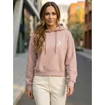 Dámská mikina z organické bavlny ALTISPORT BYB/ALW002BY183 STARORŮŽOVÁ 4XL