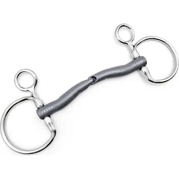 Udidlo pro koně Udidlo Baucher jednou lomené Titanium Greta Fager 12,5 cm