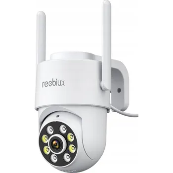 IP kamera Venkovní WiFi kamera Reobiux PTZ 1080P, barevné noční vidění, IP66, Dual WiFi