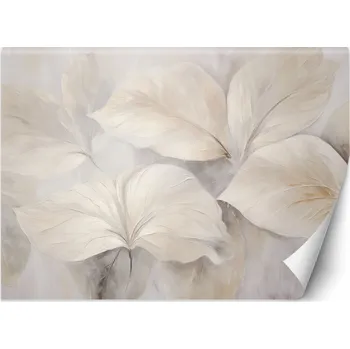 Fototapeta Fototapeta, Listy rostlin příroda béžová boho 3d 250x175