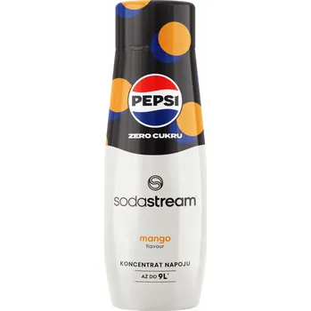 Sirup pro výrobník sody Sirup Pepsi Mango Zero bez cukru pro výrobník sody SodaStream 9 l nápoje z 440 ml