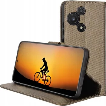 Pouzdro na mobilní telefon Flipové pouzdro WWW pro TCL 60 SE NXTPAPER hnědé