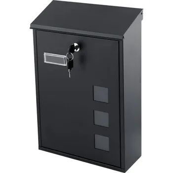 Poštovní schránka Humberg HM-864 Poštovní schránka 39,5 × 25,5 × 12 cm, černá